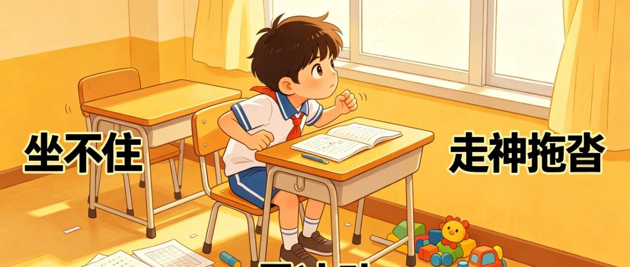 孩子坐不住、注意力不集中？一篇文章让你读懂小儿多动症的干预方法